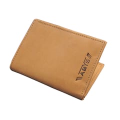 ABYS Genuine Leather Tan Wallet