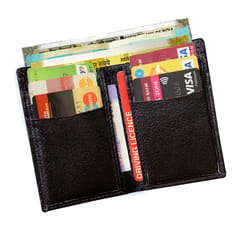 ABYS Genuine Leather Black Wallet