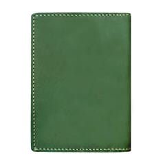 ABYS Genuine Leather Green Passport Holder