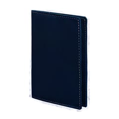 ABYS Genuine Leather Blue Passport Holder