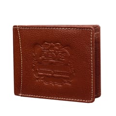 ABYS Genuine Leather Brown Pocket Wallet for Men