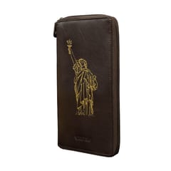 ABYS Genuine Leather Coffee Document Holder