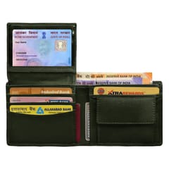 ABYS Genuine Leather Green Wallet