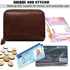 ABYS Genuine Leather Coffee Card Holder