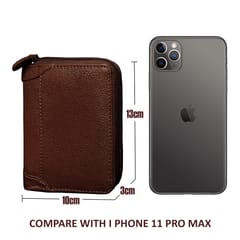 ABYS Genuine Leather Coffee Card Holder