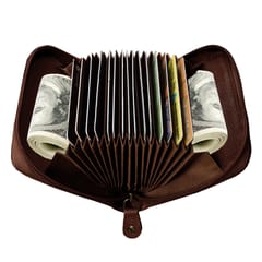 ABYS Genuine Leather Coffee Card Holder