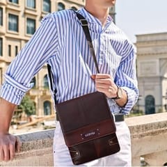 ABYS Genuine Leather Dark Bombay Sling Bag