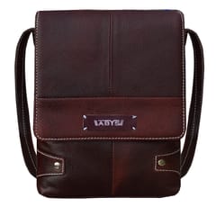 ABYS Genuine Leather Dark Bombay Sling Bag