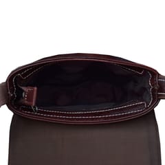 ABYS Genuine Leather Dark Bombay Sling Bag