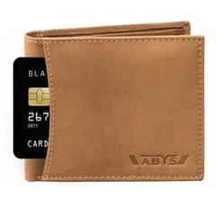 ABYS Genuine Leather Men's Wallet ( Tan)