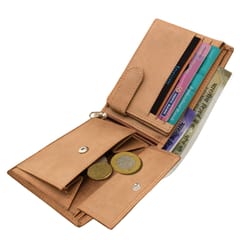 ABYS Genuine Leather Men's Wallet ( Tan)