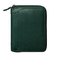 ABYS Genuine Leather Green Card Holder