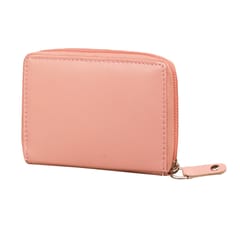 ABYS Genuine Leather Pink Card Holder For Women