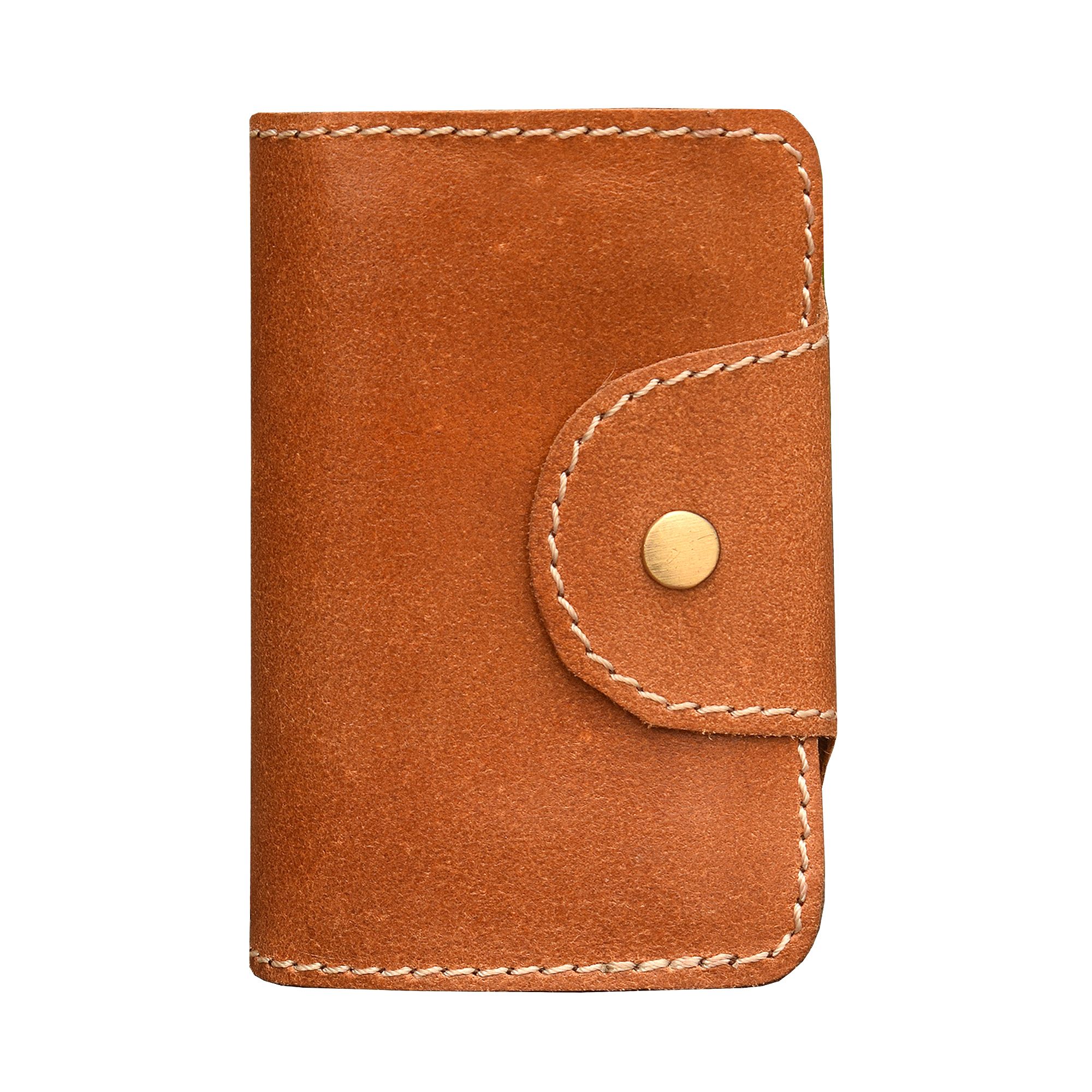Solid Document Holder ABYS Genuine Leather Passport Wallet