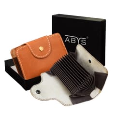 ABYS Genuine Leather Credit Card|| Debit Card Holder