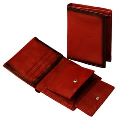 ABYS Genuine Leather Wallet For Men (Light Bombay & Brown)