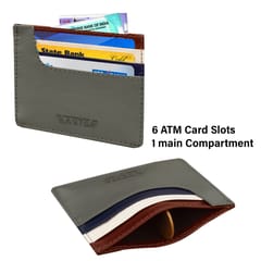 ABYS Genuine Leather Card Holder Wallet For Unisex