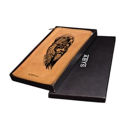 ABYS Genuine Leather Tan Document Holder For Unisex