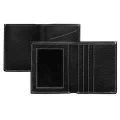 MATSS Artificial Leather Black Wallet Card Holder For Unisex