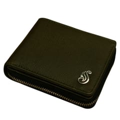 SOUMI Premium Quality Genuine Leather Wallet for Women(Green)