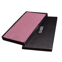ABYS Genuine Leather Pink Document Holder