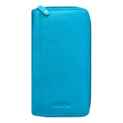ABYS Genuine Leather Sky Blue Document Holder