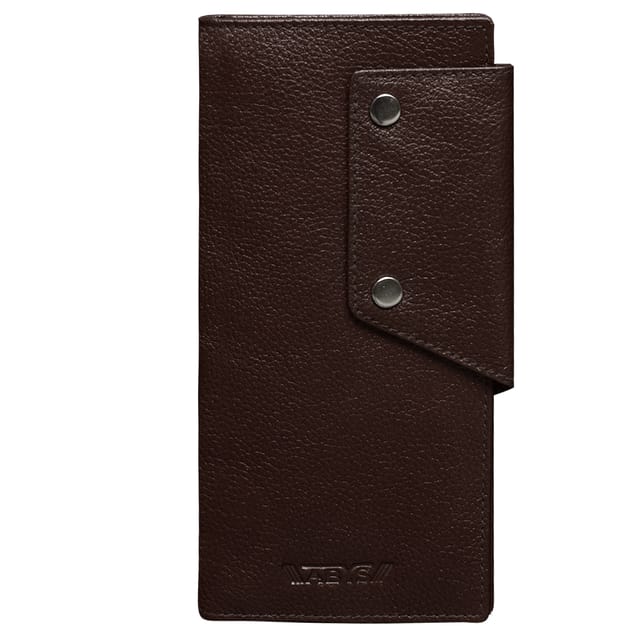 ABYS Genuine Leather RFID Protected Coffee Card Holder