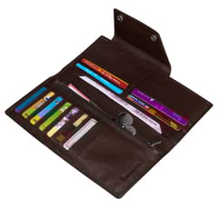 ABYS Genuine Leather RFID Protected Coffee Card Holder