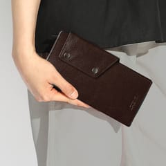 ABYS Genuine Leather RFID Protected Coffee Card Holder