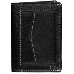 MATSS Artificial Leather Black Card Holder