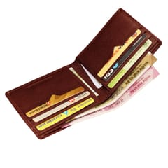 ABYS Genuine Leather Dark Brown Card Holder for Men and Women