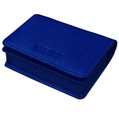 ABYS Genuine Leather Royal Blue Wallet for Men and Women