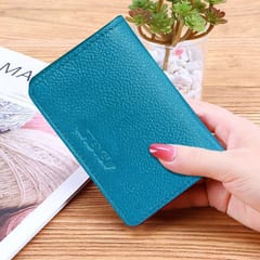 ABYS Genuine Leather Sky Blue Wallet for Men and Women