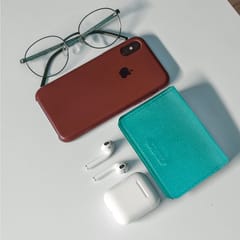 ABYS Genuine Leather Teal Wallet for Men and Women
