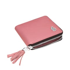 SOUMI Genuine Leather Pink Wallet for Women