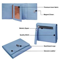 SOUMI Genuine Leather Wallet for Women