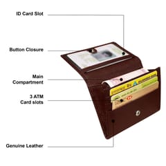 ABYS Genuine Leather Wallet for Men and Women