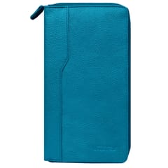 ABYS Genuine Leather Sky Blue Document Holder for Men and Women