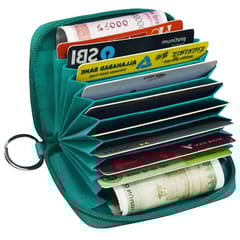 ABYS Genuine Leather Teal Wallet for Men and Women