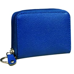 ABYS Genuine Leather Royal Blue Wallet for Men and Women