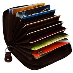 ABYS Genuine Leather Coffee Wallet for Men and Women
