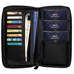 MATSS Trendy Black Wallet || Clutch || Card Holder For Men and Women