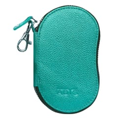 ABYS Genuine Leather Teal Key Holder for Men and Women