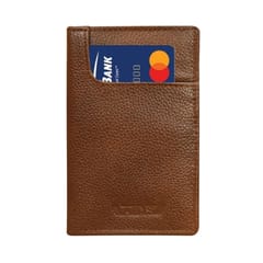 ABYS Genuine Leather Tan Card Holder / Wallet