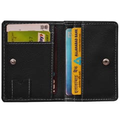 MATSS Men Black Genuine Leather Card Holder
