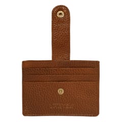 ABYS Genuine Leather Brown Card Holder