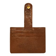 ABYS Genuine Leather Brown Card Holder