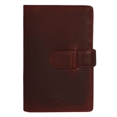 ABYS Unisex Wine Colour RFID Protected Passport Holder