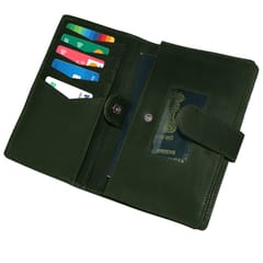 ABYS Unisex Olive Colour RFID Protected Passport Holder