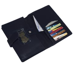 ABYS Unisex Blue Colour RFID Protected Passport Holder